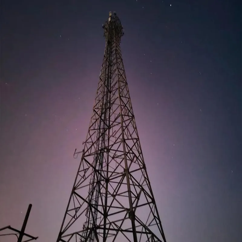 Galvanized Anglus Steel Telecom Tower